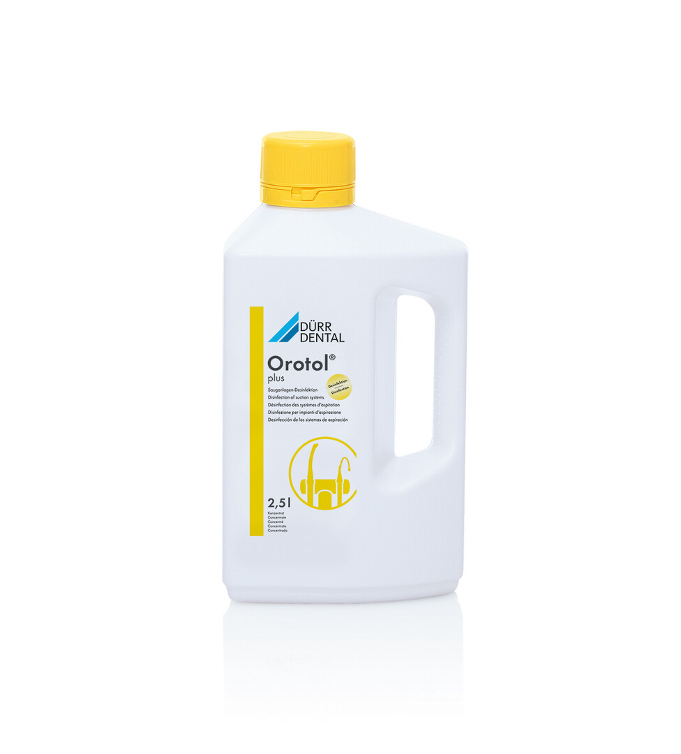 Orotol Plus - Protección avanzada para sistemas de aspiración odontológica.